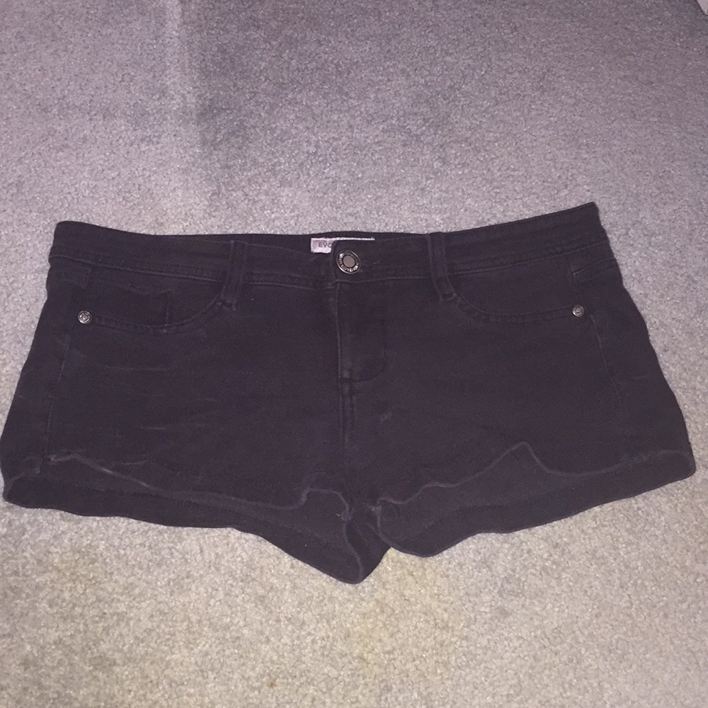 Black shorts size 11